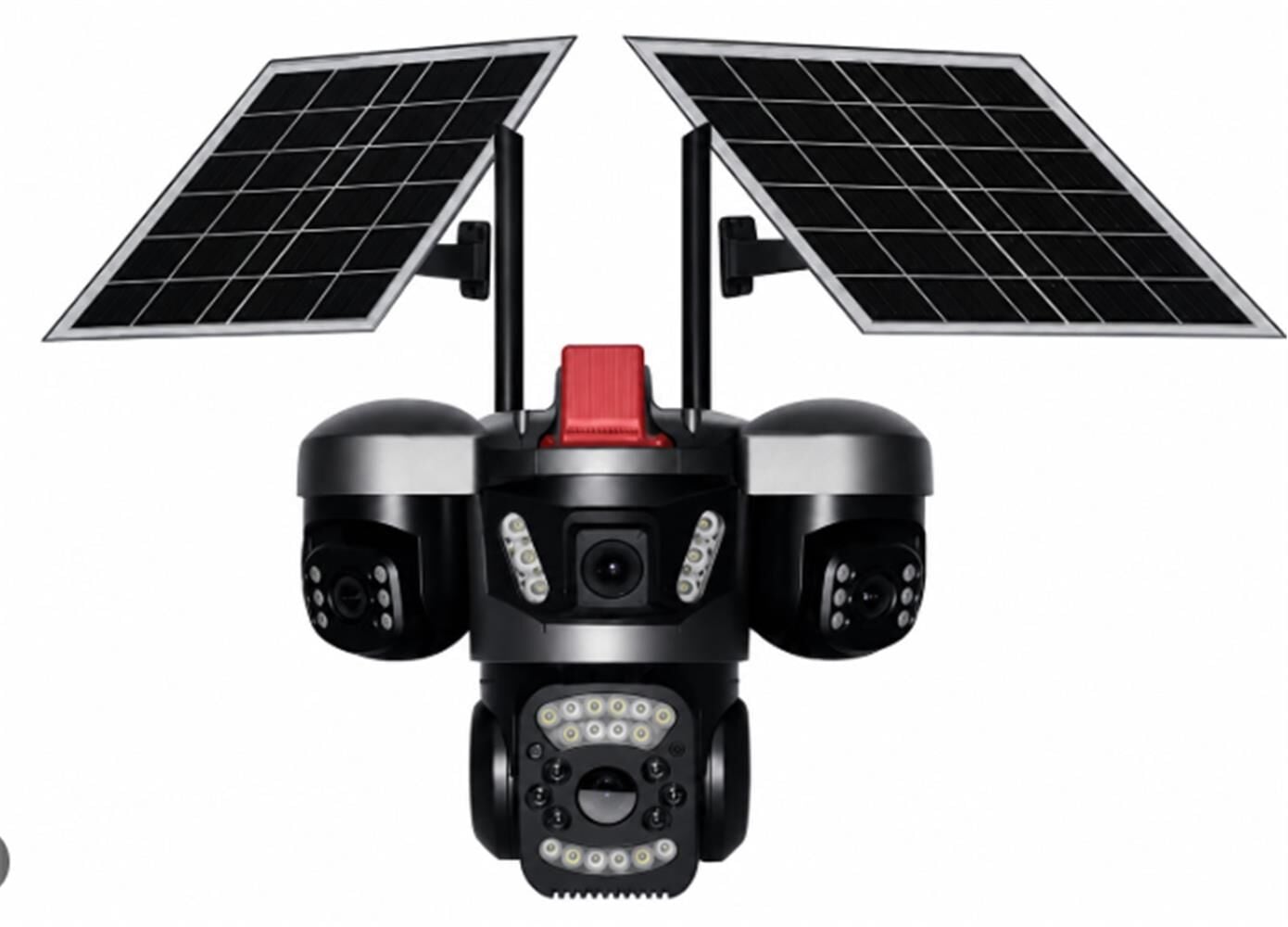 Apronx APX-WSP464 9Mp AOV 4G 2 Solar Panel Üç Kamera PTZ