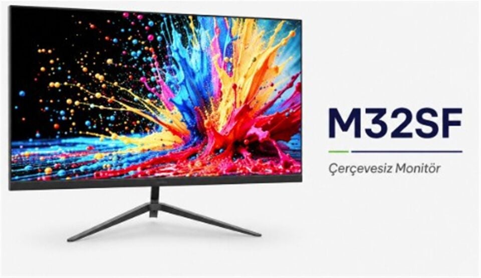 Ttec M32SF 32'' VGA + HDMI FHD Çerçevesiz Led Monitör