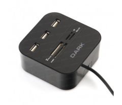 Dark UCR202 USB MicroSD-SD-MMC-M2-MS PRO DUO Kart Okuyuculu USB Çoklayıcı