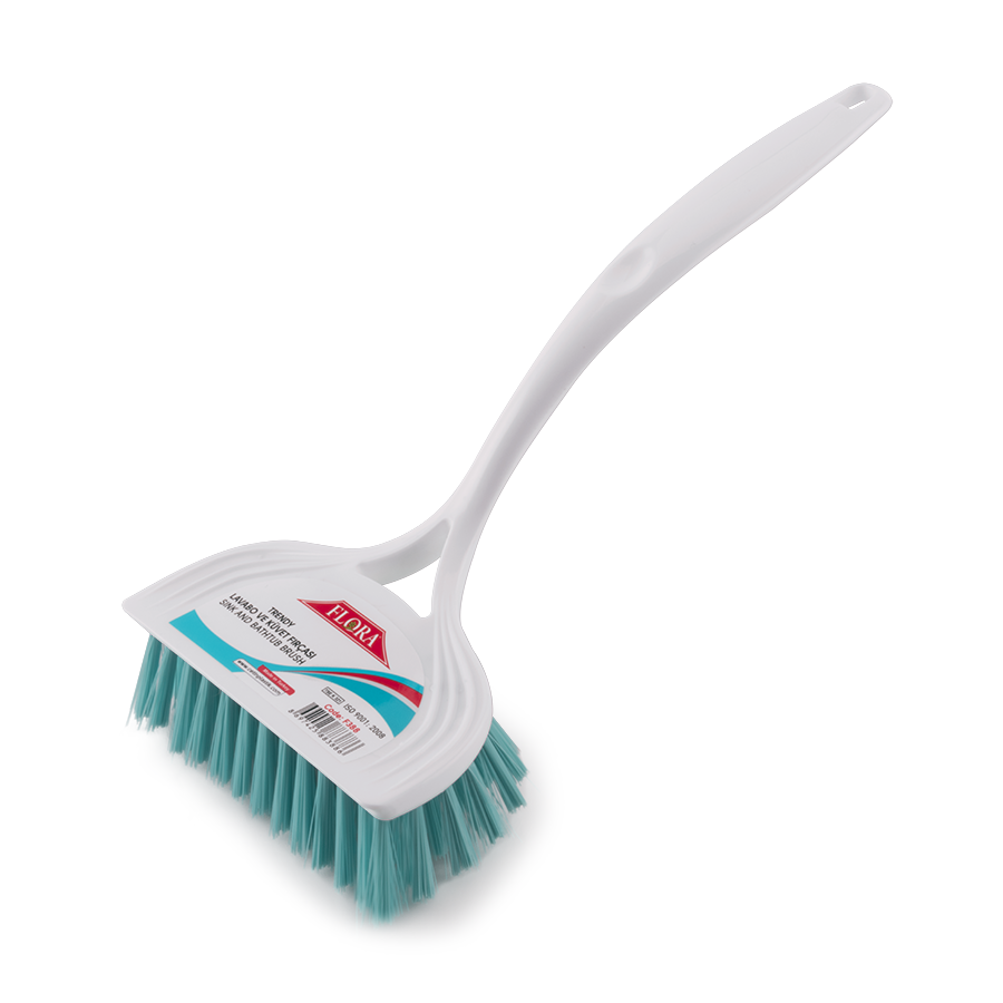Flora Trendy Lavabo ve Küvet Fırçası
