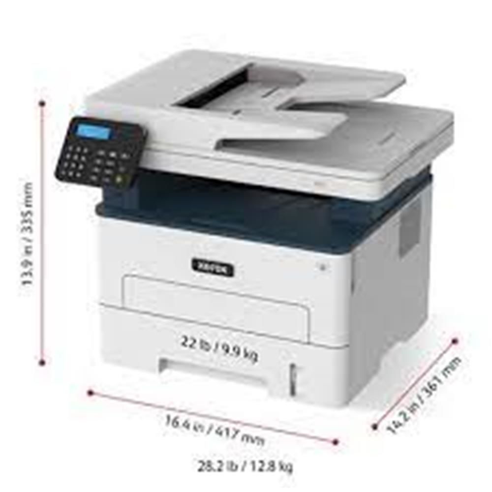 Xerox B235dni A4 34ppm Siyah ve Beyaz Kablosuz Lazer Çok Fonksiyonlu Dubleks 2 Taraflı Baskı - Kopyalama/Yazdırma/Tarama/Faks - Renkli Dokunmatik Ekran