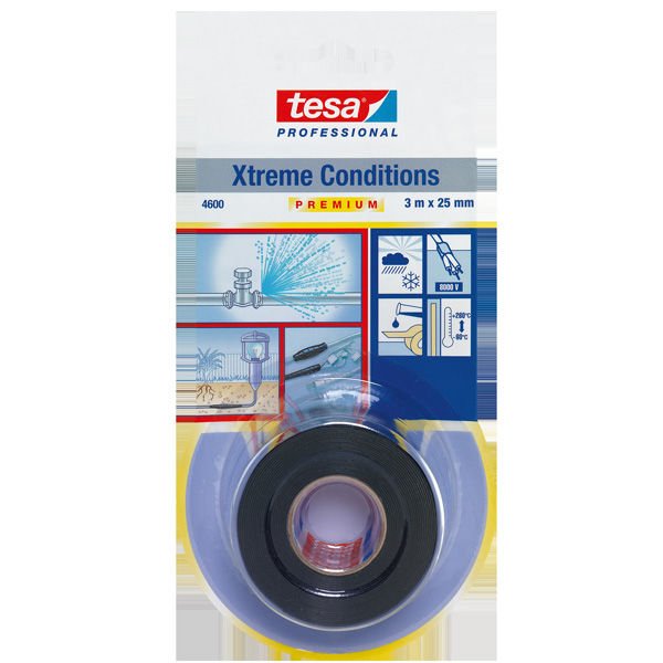 Tesa Silikon Tamir ve Koruma Bandı Siyah 3 Metre x 25 MM 04600
