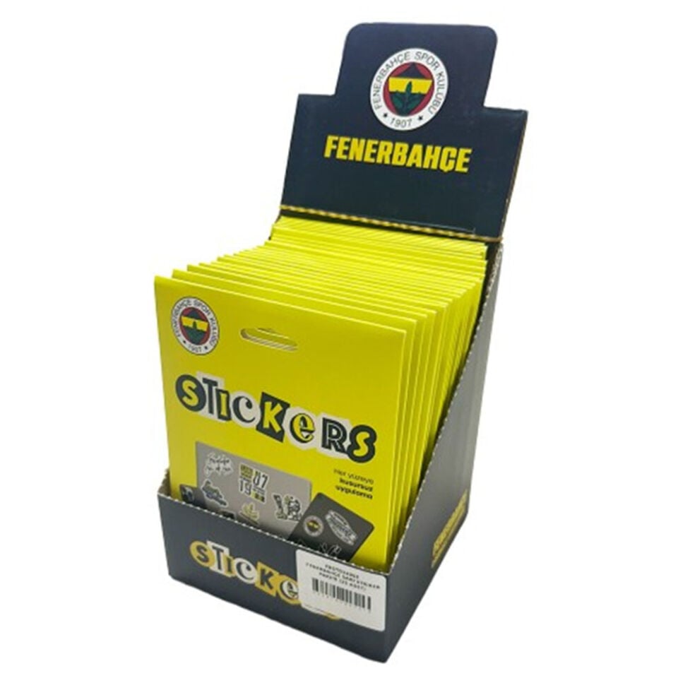 Fenerbahçe Sarı Sticker Paketi (25 Adet)