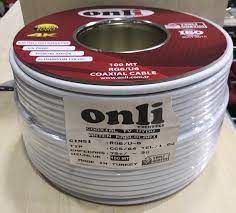 Onli RG6-U4 80 Tel 1,02 CCS-AL 100 metre Anten Uydu Kablosu