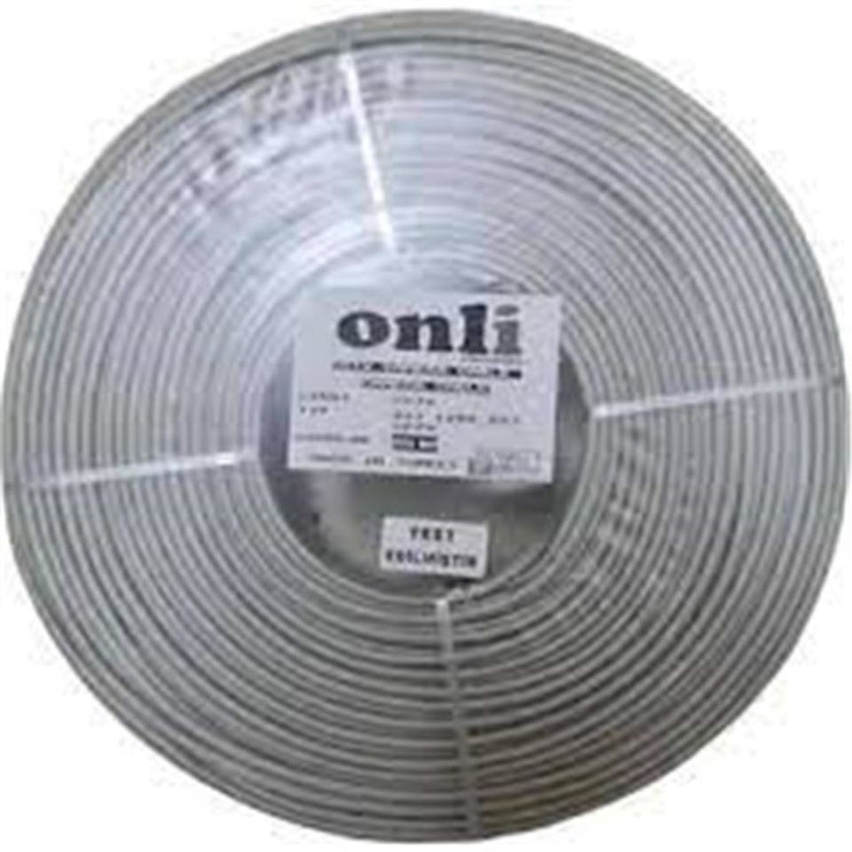 Onli 4+1 1x0,50 mini Coax 2x0,50mm 250 metre CCA Kamera Kablosu