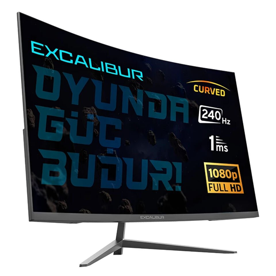 Casper Excalibur M.E315FHD-G 240HZ 1ms 300NIT 31.5'' (Hdmı+Display) Curved Fhd LED Monitör