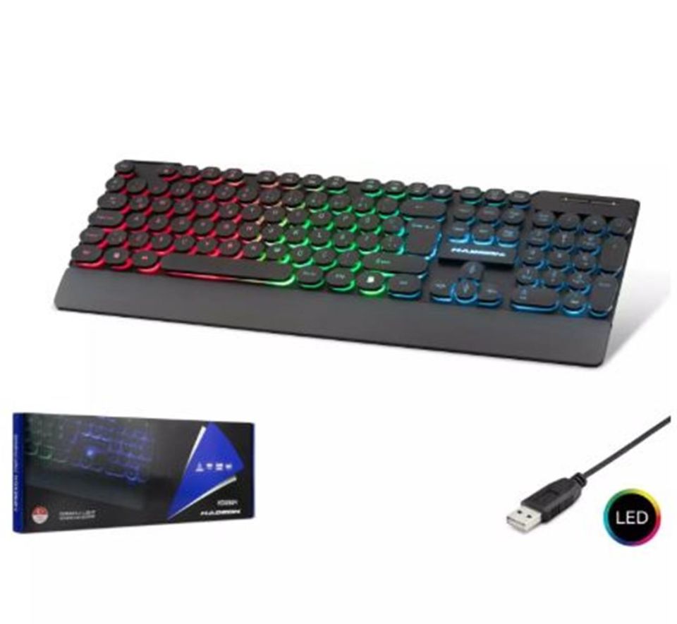 HADRON HDX2604 OYUN KLAVYE LEDLİ KABLOLU Q