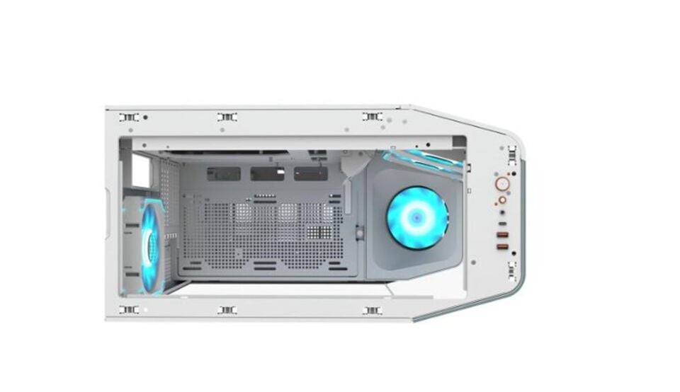 COUGAR CGR-58M6W-RGB FV270 RGB Gaming Beyaz Kasa