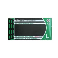 Bimel Siyah Pudrasız Nitril Eldiven Large