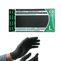 Bimel Siyah Pudrasız Nitril Eldiven Large