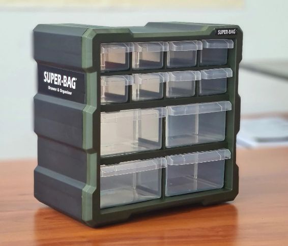 Asrın Asr-6007 12 Li Küçük Monoblok Çekmece (26,2x15,7x26,7 cm)