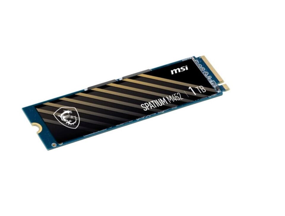 Msi 1TB Spatium M452 3600-3100MB-s PCIe Gen 4.0 NVMe M.2 SSD Disk