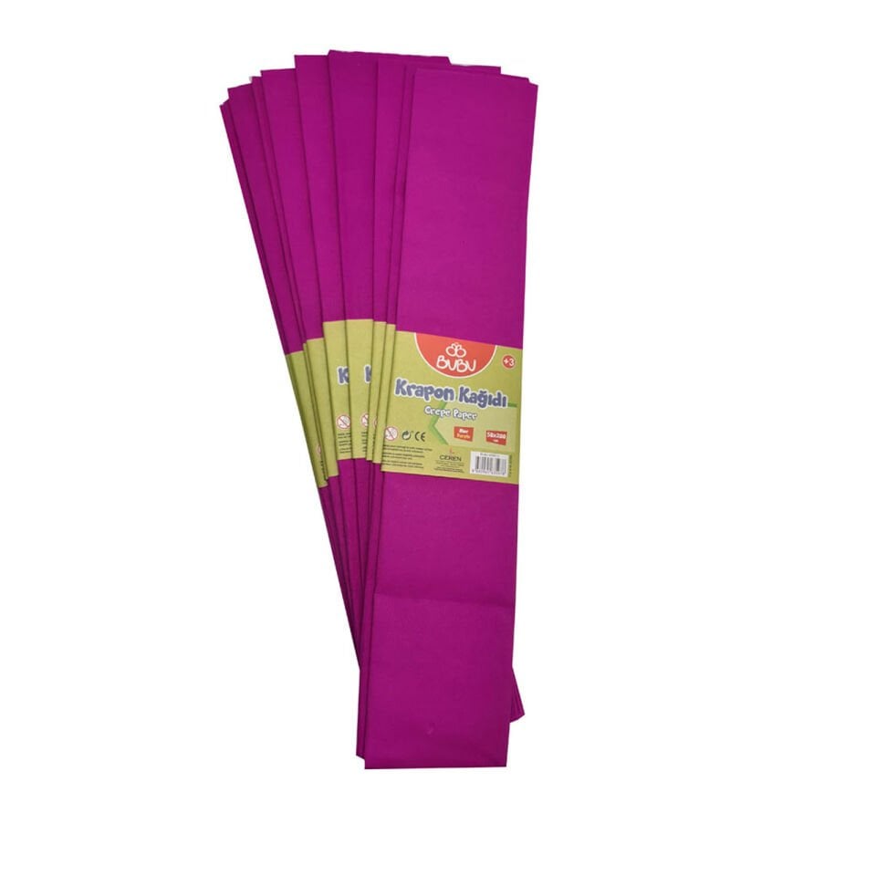 Bubu Mor Krapon Kağıdı 10'lu Paket