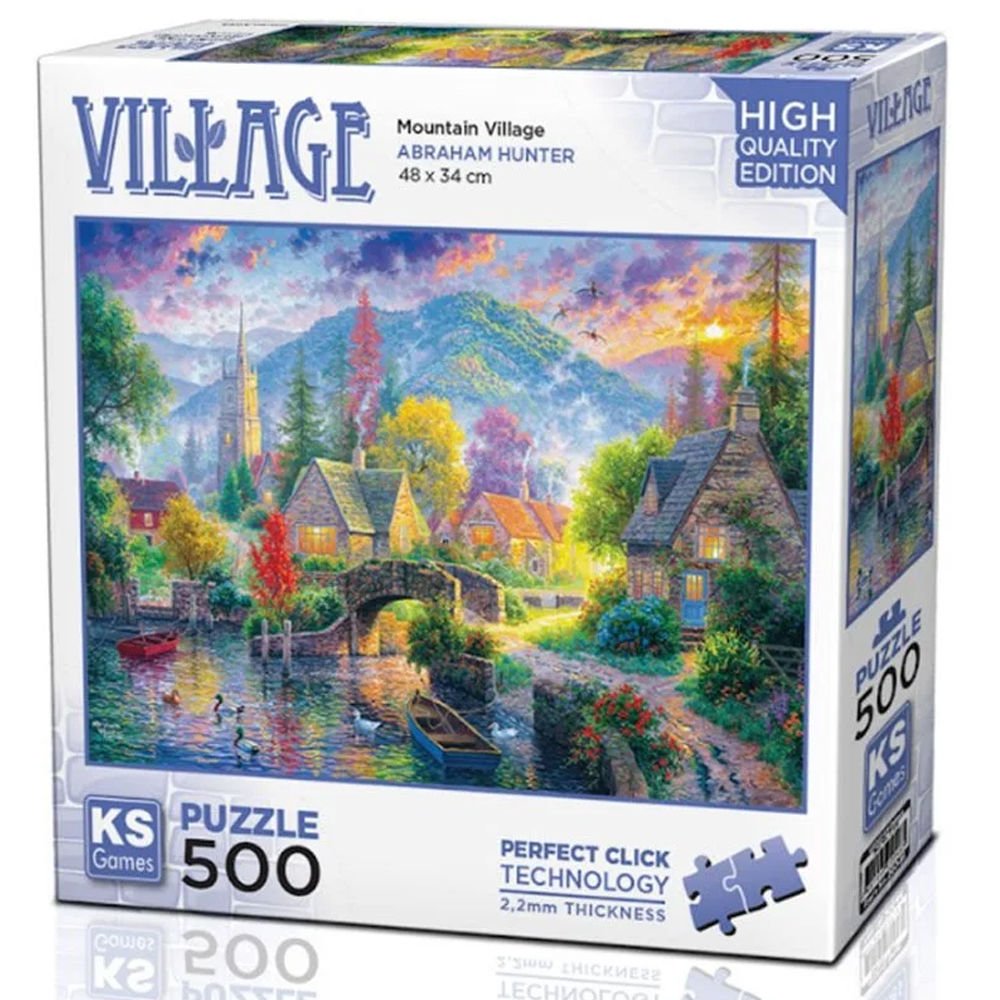 Ks Games Puzzle 500 Mountain Village