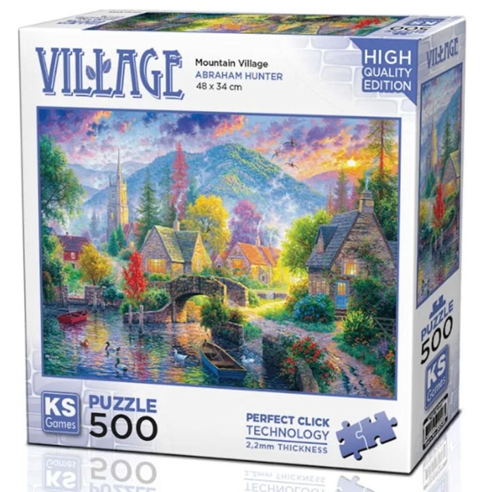 Ks Games Puzzle 500 Mountain Village