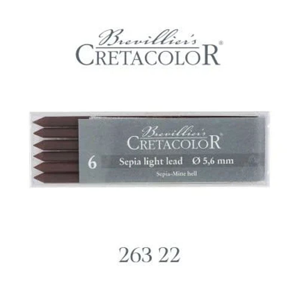 Cretacolor Sepia Light Portmin Uç 5,6mm 6Lı 26322