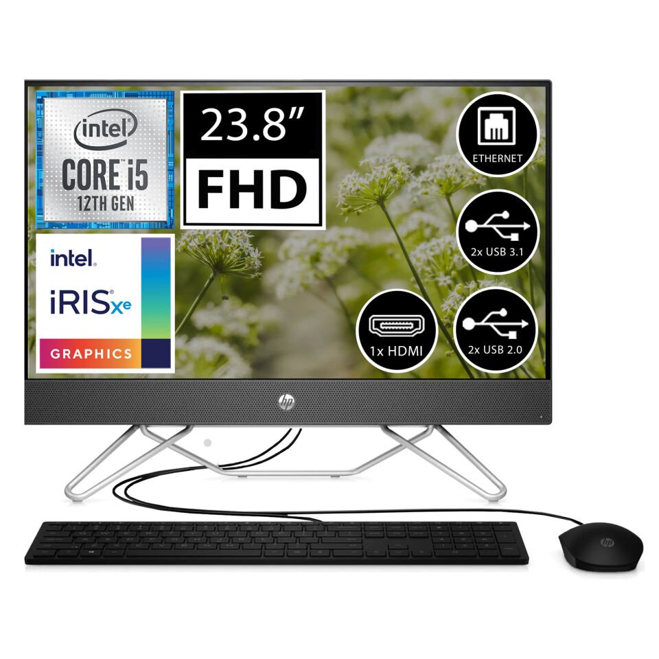 Hp Pro 240 G9 6D383EA i5-1235U 8 GB 512 GB SSD Iris Xe Graphics 23.8'' Full HD FreeDos All In One Pc