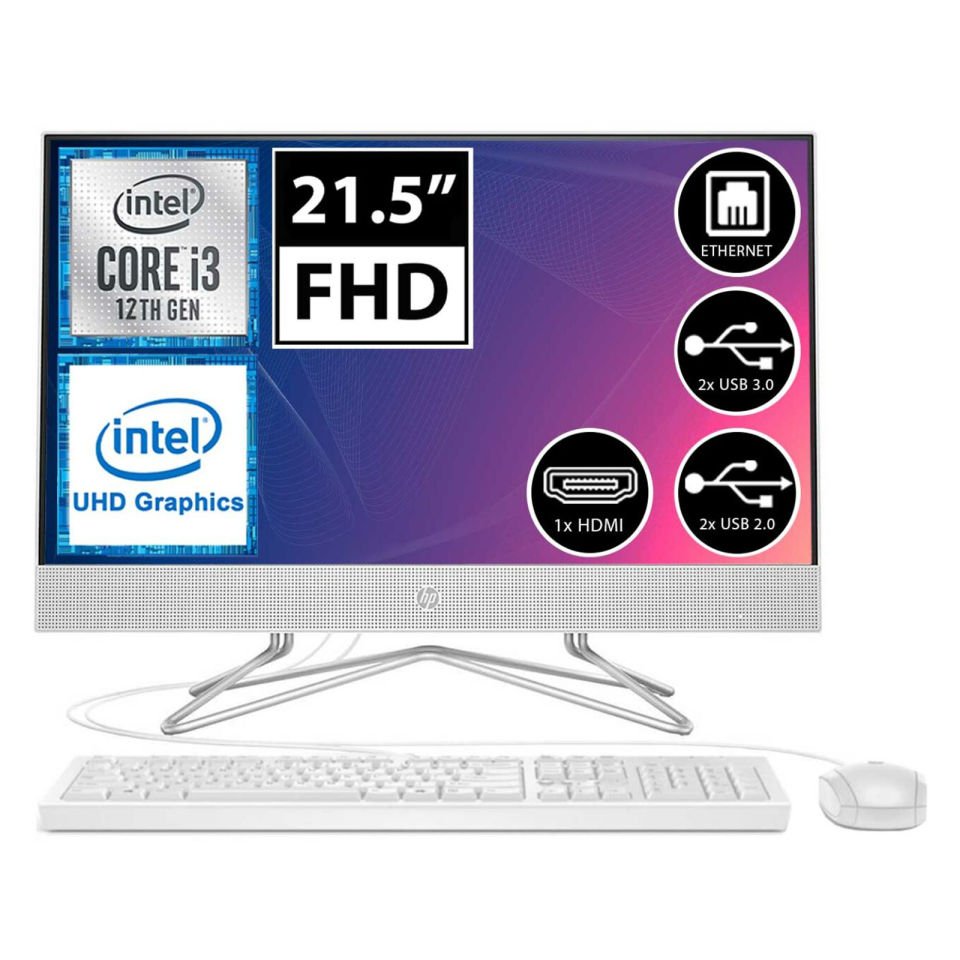 Hp 200 G4 5W7P0ES I3-1215U 4gb 256GB SSD 21.5 Fhd Freedos All In One Bilgisayar
