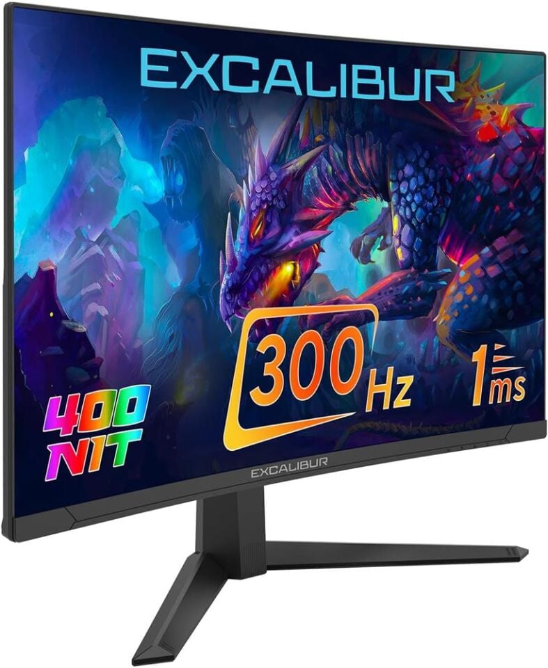 Casper 27'' Excalibur E27FVC-E 300HZ 1MS 400NIT Fast VA Curved HDR10 Oyuncu Monitörü