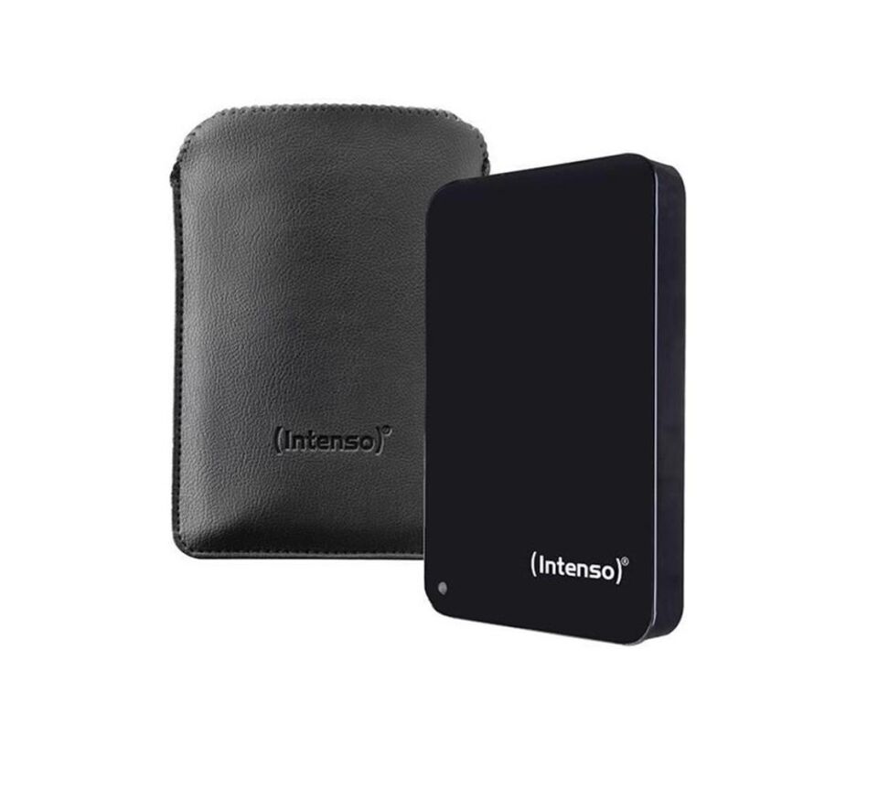 Intenso 4TB 2.5'' USB 3.0 Taşınabilir Disk Siyah (6023512) + Deri Taşıma Kılıfı