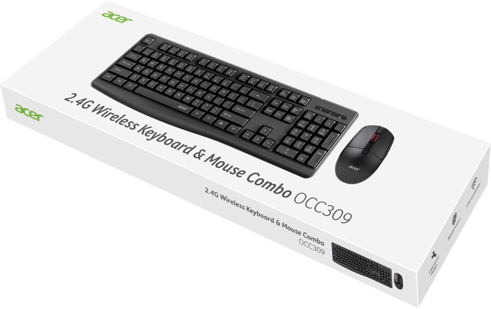 ACER OCC309 BK Kablosuz Klavye+ Mouse set