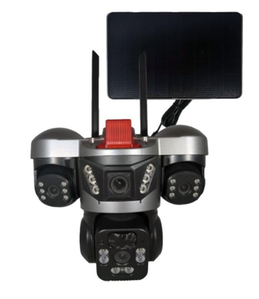 Apronx APX-WSP364 9Mp 3.6mm 2-2.8mm 4G Solar Üç Kamera 24 Led PTZ