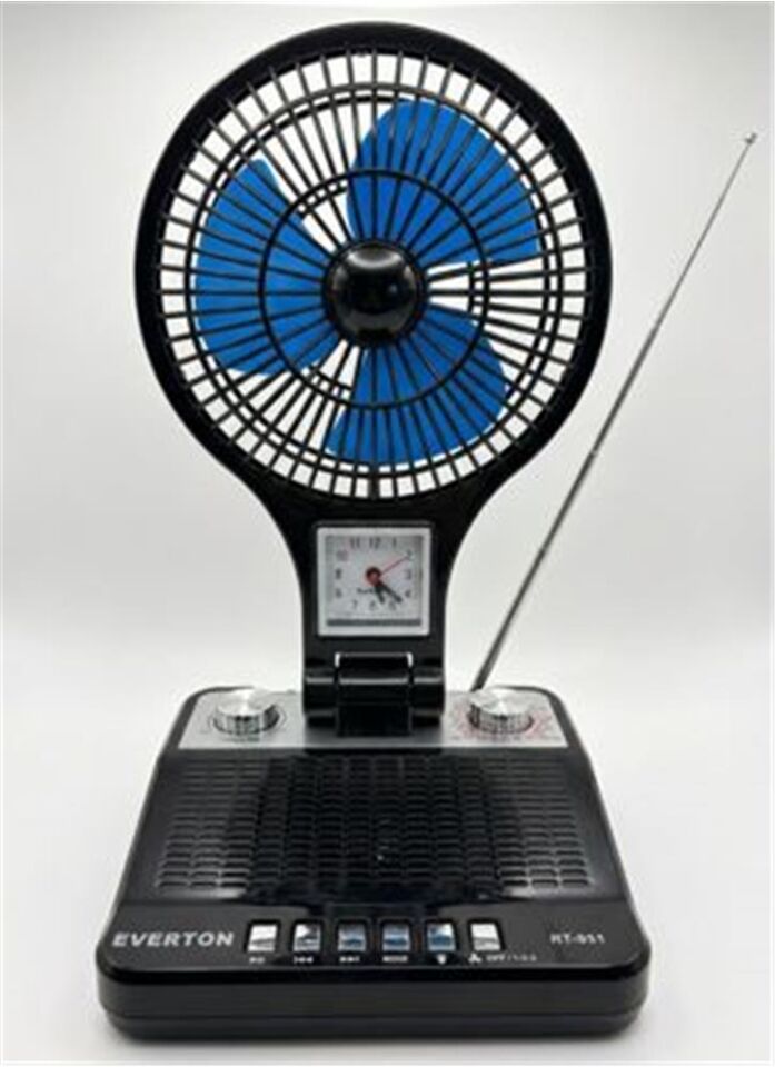 EVERTON RT-951  Bluetooth Fm-Usb-Tf-Aux Şarjlı, Fanlı  Nostaljik Radyo