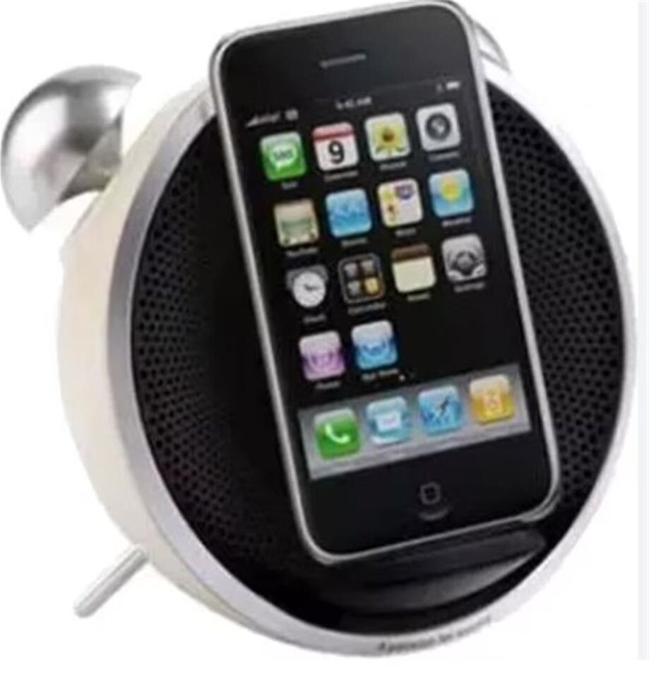 EDIFIER Image Series IF230B Tick-Tock Dock 9W FM Radyo, iPod, Hoparlör Beyaz, BLUETOOTH