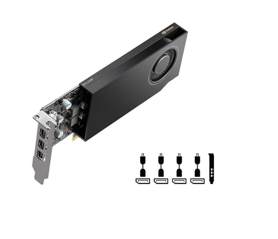 Pny Nvidia RTX A400 VCNRTXA400-PB 64 Bit GDDR6 4 GB Ekran Kartı (Aksesuarsız)