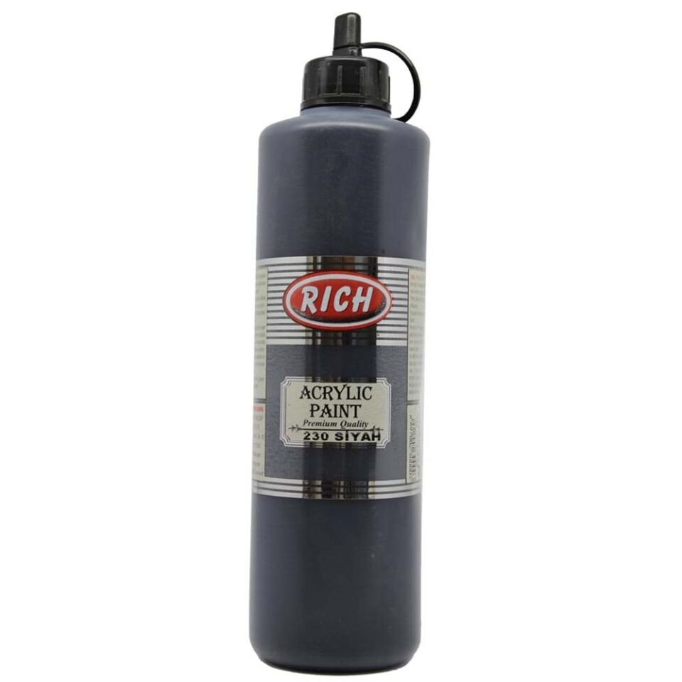 Rich Akrilik Boya Master 500 CC Siyah