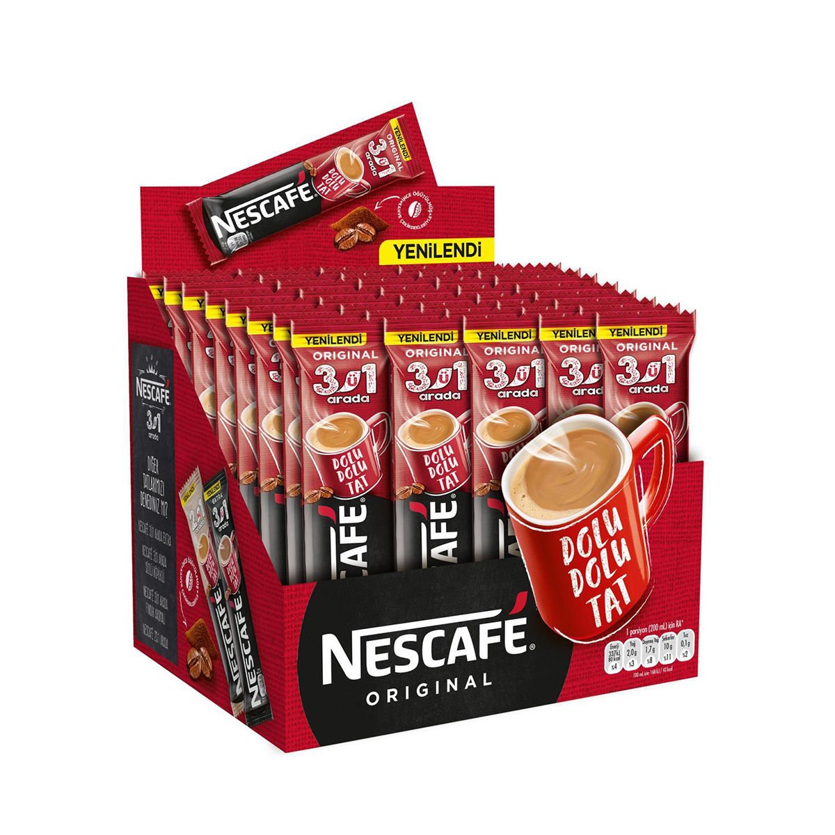 Nescafe 3'ü 1 Arada 72 Lİ