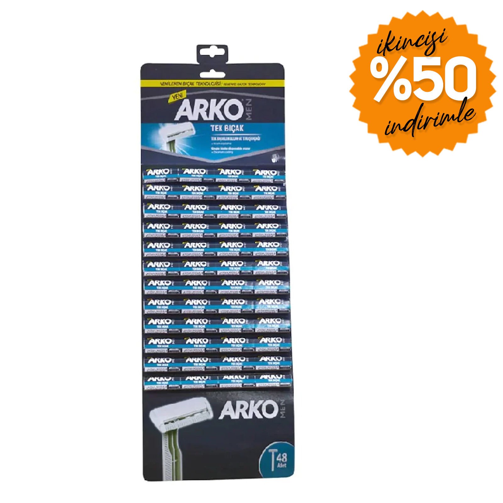 Arko Tıraş Bıçağı Kartela 48'li