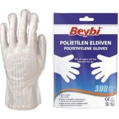Beybi Polietilen Fırıncı Eldiven 100'lü