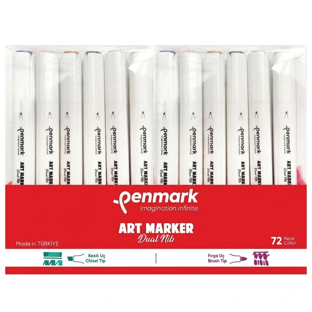 Penmark Markers Art Brush Kalem 72 Li Set