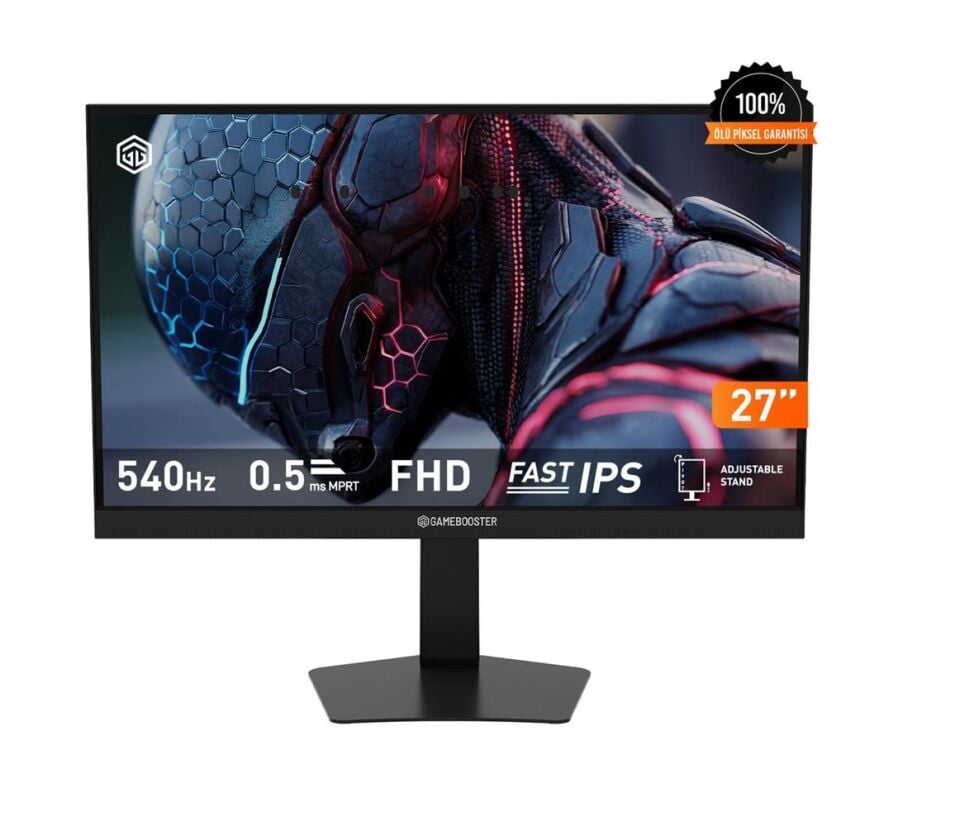 GameBooster 27'' GB-27F540FP 540Hz Fast IPS 0.5ms MPRT FHD 2xHDMI+2XDP RGB Pivot Flat Gaming Monitör