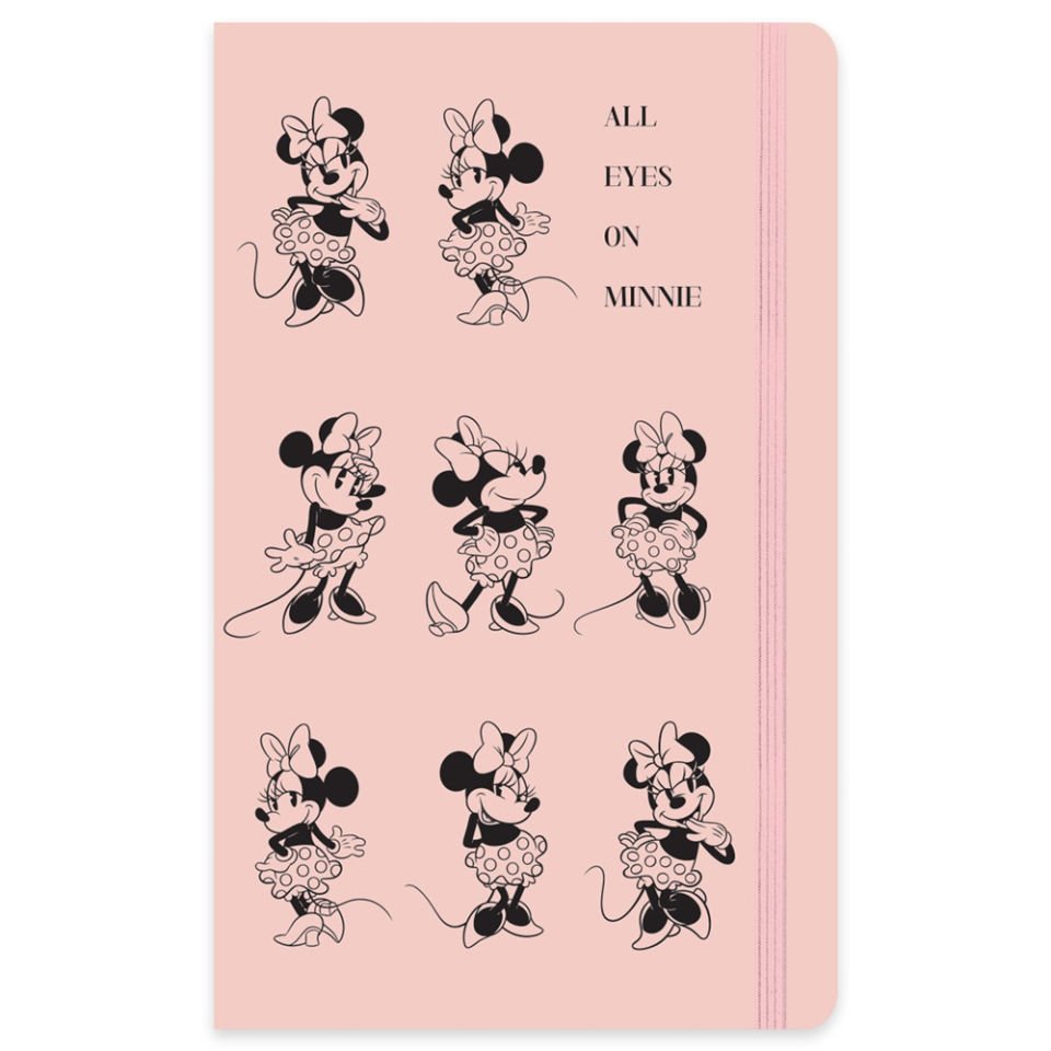 Minnie Lastikli Defter Ciltli 13x21 80 Yaprak Çizgili
