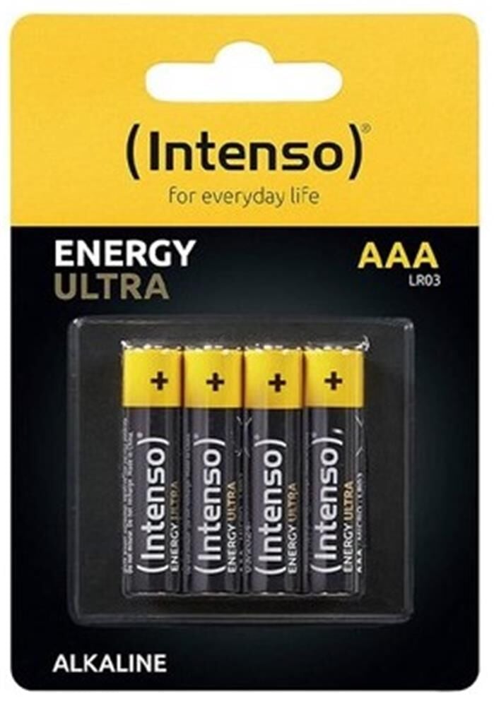 İntenso PBIN-557 LR03 AAA Boy Ultra Alkalin İnce Kalem Pil 4'lü Paket