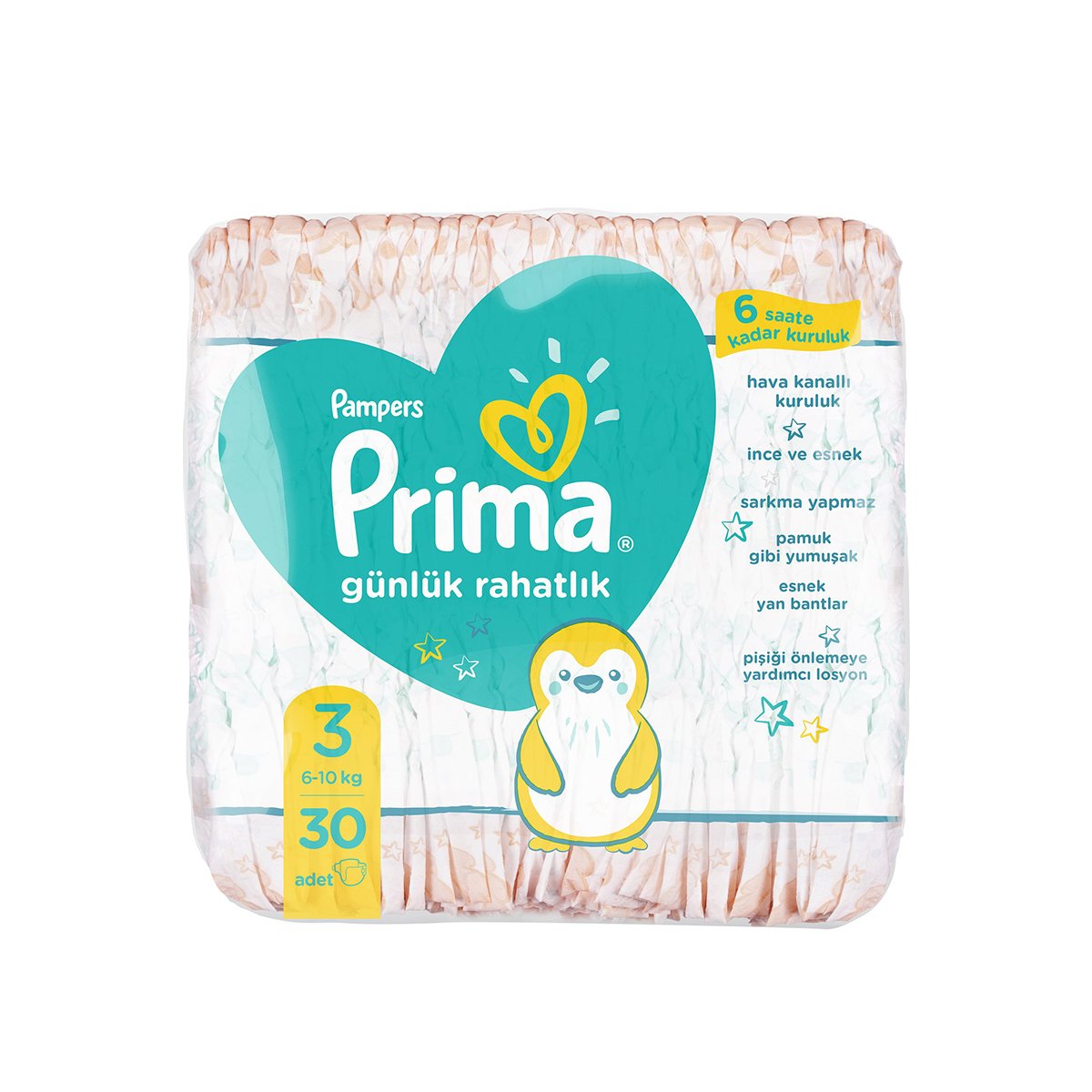 Prima Bebek Bezi Günlük Rahatlık 3 Beden 30'Lu