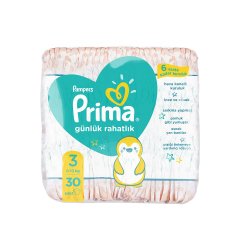 Prima Bebek Bezi Günlük Rahatlık 3 Beden 30'Lu