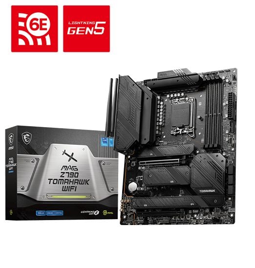 Msi Mag Z790 Tomahawk WIFI DDR5 Intel Z790 Soket 1700 DDR5 7200(OC)MHz ATX Gaming (Oyuncu) Anakart