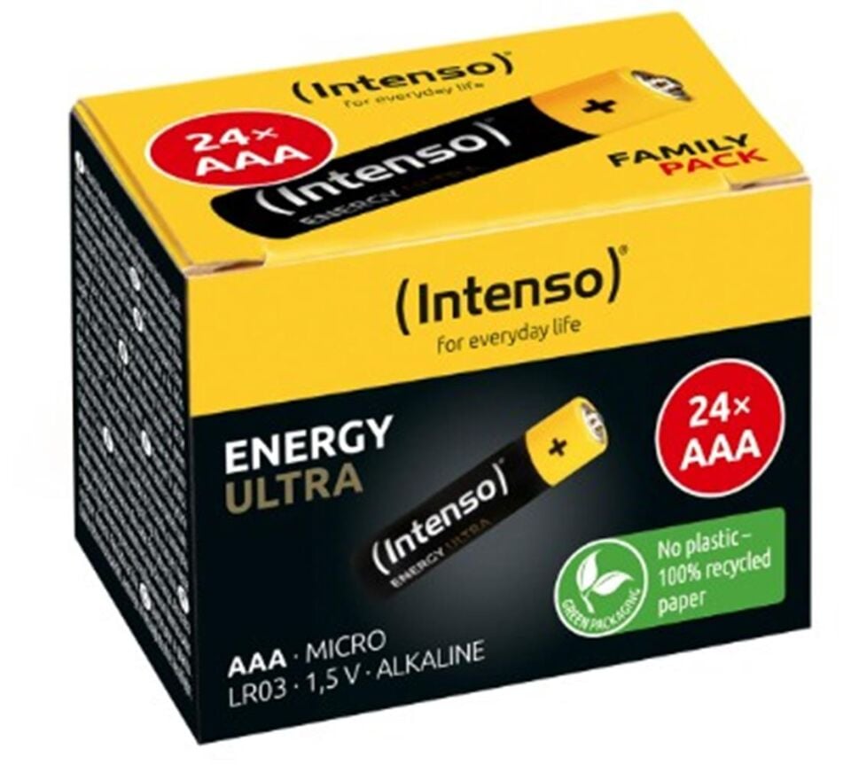 İntenso PBIN-559 LR03 AAA Boy Ultra Alkalin İnce Kalem Pil 24'lü Paket