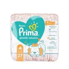 Prima Bebek Bezi Günlük Rahatlık 4 Beden 27'li