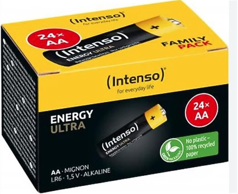 İntenso PBIN-562 LR6 AA Boy Ultra Alkalin Kalem Pil  24lü Paket