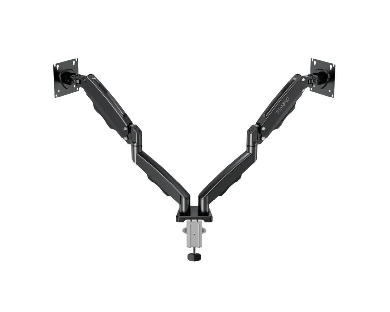 TITANPRO FL02 ( FMK-8710 ) 17-32'' Çift Kollu Amortisörlü Monitör Standı (Siyah)