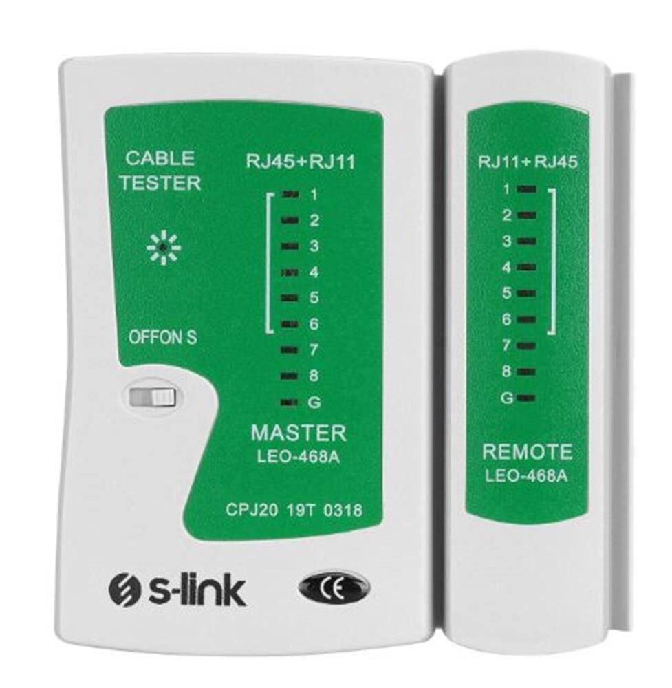 S-link SL-468 RJ-45,RJ-11 Lüks Kablo Test