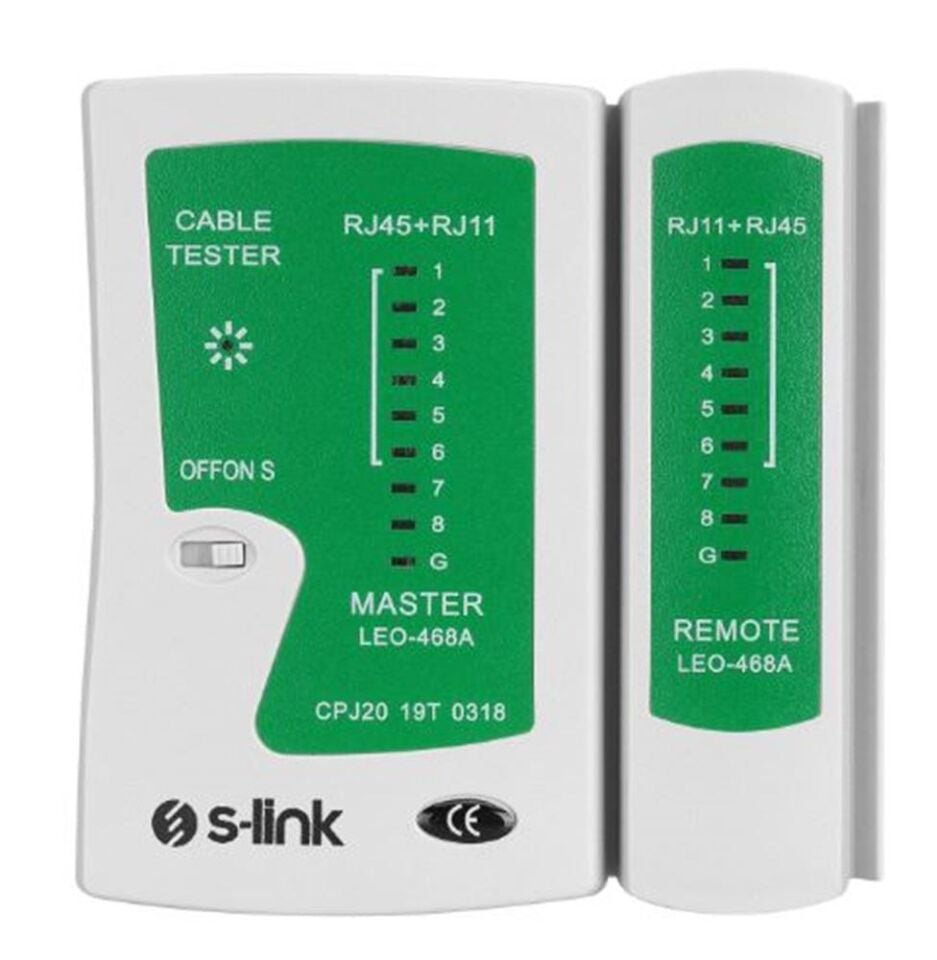 S-link SL-468 RJ-45,RJ-11 Lüks Kablo Test