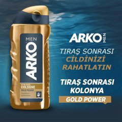 Arko Men Gold Power Tıraş Kolonyasi 250ml