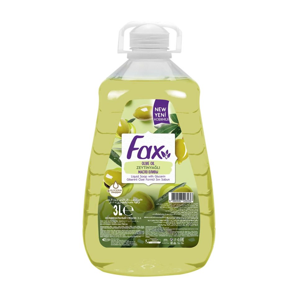 Fax Sıvı Sabun Zeytinyağlı 3 lt