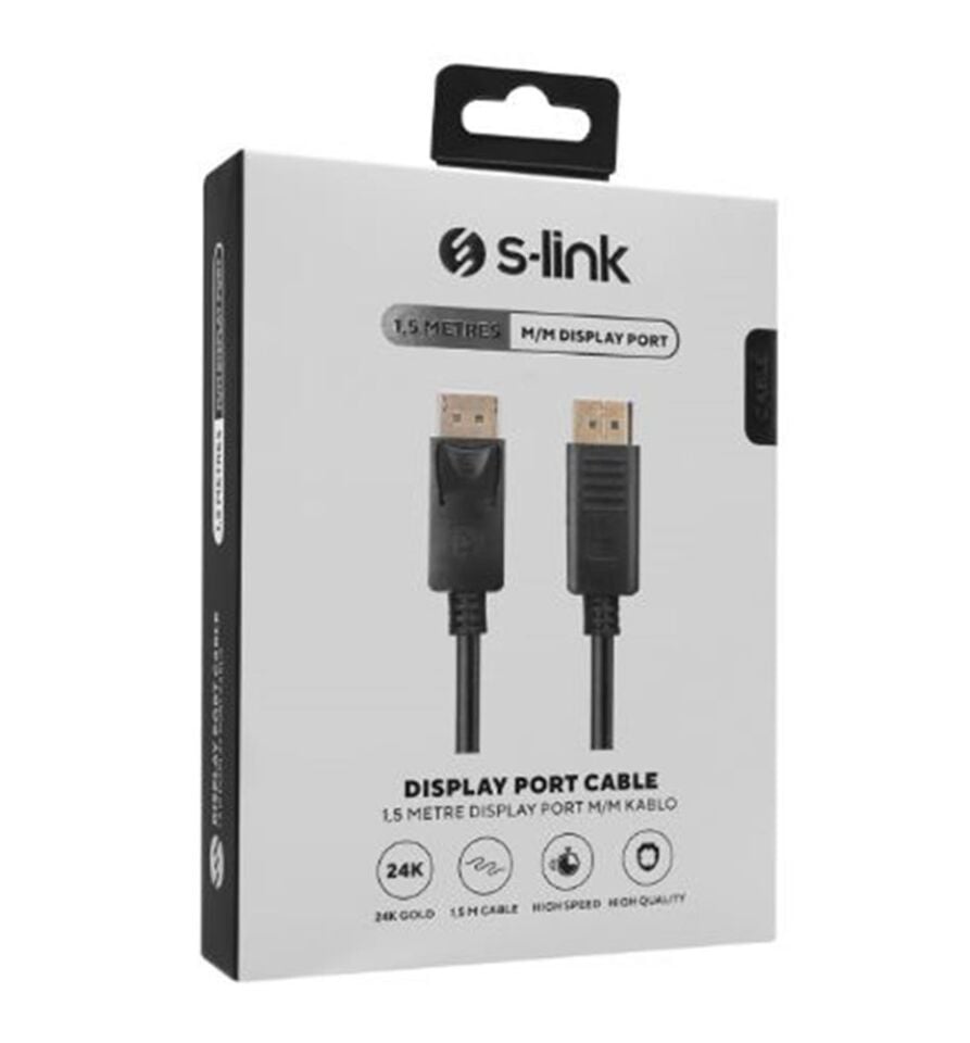 S-link SW-SGG030 1.5m Display Port M-M Kablo