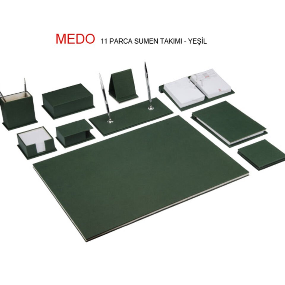 Gıpta Sümen Takımı 11 Parça Medo Yeşil 7181